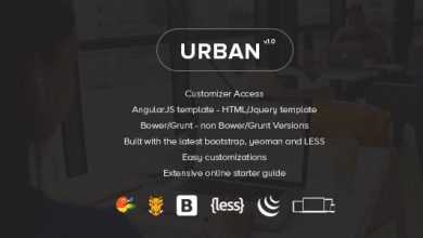 Photo of [Download-S2] Urban - Responsive Admin Template + Customizer Access