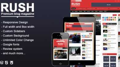 Photo of [Download-S2] Rush v1.9 - WordPress Blog & Magazine Theme