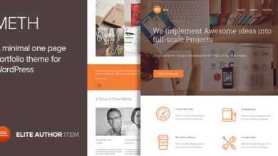 Photo of [Download-S2] Meth v1.1.2 - A Minimal One Page Portfolio Theme