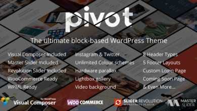 Photo of [Download-S2] Pivot v1.4.18 - Responsive Multipurpose WordPress Theme