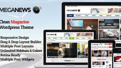 Photo of [Download-S2] Meganews v1.5 - Magazine Responsive Wordpress Theme