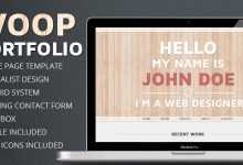 Photo of [Download-S2] Woop - Single Page Themeforest Portfolio