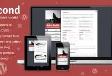 Photo of [Download-S2] Second v1.3 - Responsive Wordpress V-card