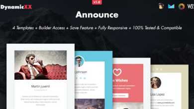Photo of [Download-S2] Announce - 4x Responsive Email + Online Builder