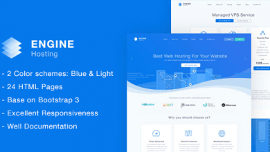 Photo of [Download-S2] Engine Hosting - HTML Template