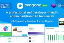 Photo of [Download-S2] Pangong v1.1 - Developer-friendly Bootstrap 4 Admin Dashboard + UI Kit
