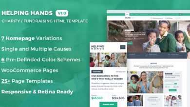 Photo of [Download-S2] Helping Hands - Charity / NonProfit / Fund Raising HTML Template