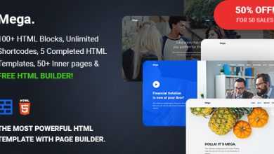 Photo of [Download-S2] Mega - Multipurpose Responsive Template with Page Builder