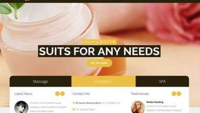 Photo of [Download-S2] Health&Beauty – Creativemarket SPA Salon Theme