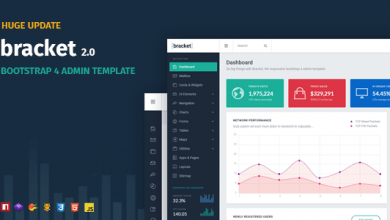 Photo of [Download-S2] Bracket v2.0 - Responsive Bootstrap 4 Admin Template