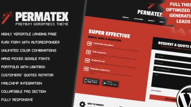 Photo of [Download-S2] Permatex v1.57 - Leads Generating WordPress Landing Page