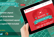 Photo of [Download-S2] Valentine v1.0 - Shopping Promotion Email Template + Online Builder Access