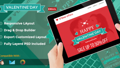 Photo of [Download-S2] Valentine v1.0 - Shopping Promotion Email Template + Online Builder Access