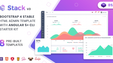 Photo of [Download-S2] Stack v3.0 - Bootstrap 4 Admin Template & Angular 5+ CLI Starter Kit