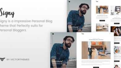 Photo of [Download-S2] Signy v1.4 - A Personal Blog WordPress Theme