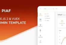 Photo of [Download-S2] Piaf Vuejs v2.0.2 - Vuejs Admin Template