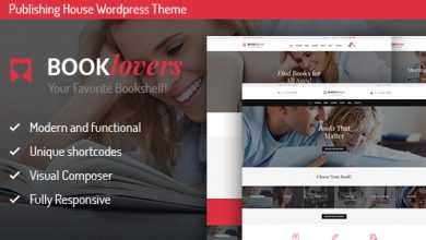 Photo of [Download-S2] Booklovers - Publishing House & Book Store WordPress Theme