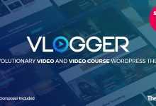 Photo of [Download-S2] Vlogger v1.4.2 - Professional Video & Tutorials WordPress Theme