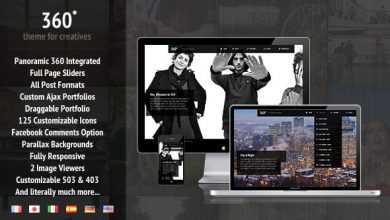 Photo of [Download-S2] 360 v2.5 - Themeforest Panoramic WordPress Theme