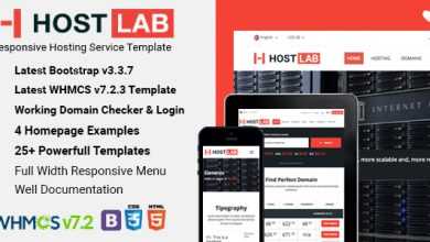 Photo of [Download-S2] WHMCS + HostLab - Responsive Hosting Service With WHMCS Template