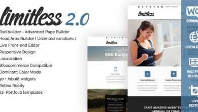 Photo of [Download-S2] Limitless v2.0 - Themeforest Multipurpose Drag n Drop Theme