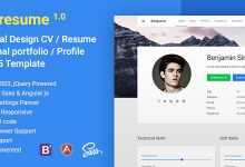 Photo of [Download-S2] Matresume - Material CV / Resume / vCard / Portfolio Html Template