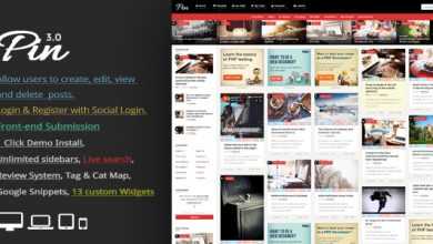 Photo of [Download-S2] Pin v3.8 - Pinterest Style / Personal Masonry Blog
