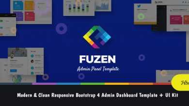 Photo of [Download-S2] Fuzen - Modern & Clean Responsive Bootstrap 4 Admin Dashboard Template + UI Kit