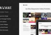 Photo of [Download-S2] Aware v1.3.1 - Responsive Wordpress Portfolio Theme
