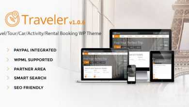 Photo of [Download-S2] Traveler v1.0.6 - Travel/Tour/Booking WordPress Theme