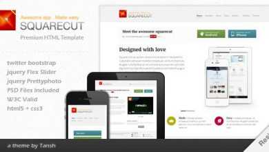 Photo of [Download-S2] Squarecut - Themeforest Responsive Landing Page template