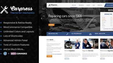 Photo of [Download-S2] Carpress v1.11.3 - WordPress Theme For Mechanic Workshops