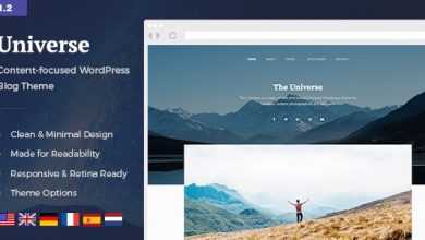 Photo of [Download-S2] Universe v1.2.1 - Clean & Minimal WordPress Blog Theme