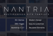 Photo of [Download-S2] Nantria - Multi-purpose HTML5 Template