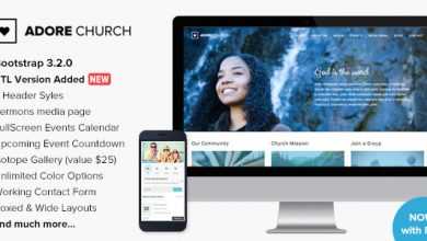 Photo of [Download-S2] Adore Church v1.3 - Responsive HTML5 Template
