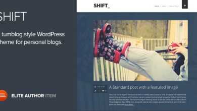 Photo of [Download-S2] Shift - Themeforest Tumblog Style WordPress Blogging Theme