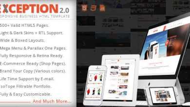 Photo of [Download-S2] EXCEPTION - Responsive Business HTML Template