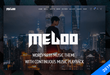 Photo of [Download-S2] Meloo v2.5.1 - Music Producers, DJ & Events Theme for WordPress