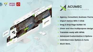 Photo of [Download-S2] Acumec v1.3.1 - Business Multipurpose WordPress Theme