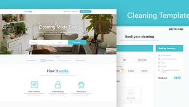 Photo of [Download-S2] Cleaning Landing Page Template — Cleanly (with Booking Page)