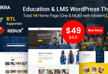 Photo of [Download-S2] Eikra Education v3.8 - Education WordPress Theme