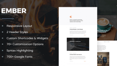 Photo of [Download-S2] Ember v1.2.0 - Responsive WordPress Blog Theme