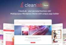 Photo of [Download-S2] CleanLab v1.0.2 - Creative Multi-Purpose WordPress Theme