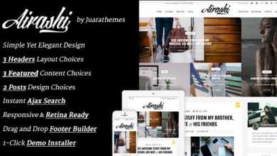 Photo of [Download-S2] Airashi - Clean Personal WordPress Blog Theme