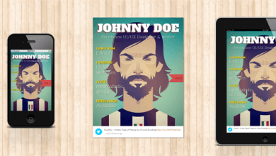 Photo of [Download-S2] BookCard v1.3.1 - Responsive 3D Folded vCard