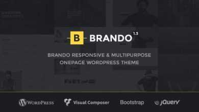 Photo of [Download-S2] Brando v1.3.1 - Responsive and Multipurpose OnePage Theme