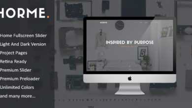 Photo of [Download-S2] Horme - Clean One Page HTML5 Template