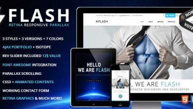 Photo of [Download-S2] Flash v1.0.2 - Retina Ready Responsive Parallax Template