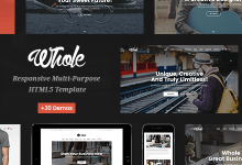 Photo of [Download-S2] Whole - Responsive Multi-Purpose HTML5 Template