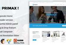 Photo of [Download-S2] Primax v1.2 - Corporate Business WordPress Theme
